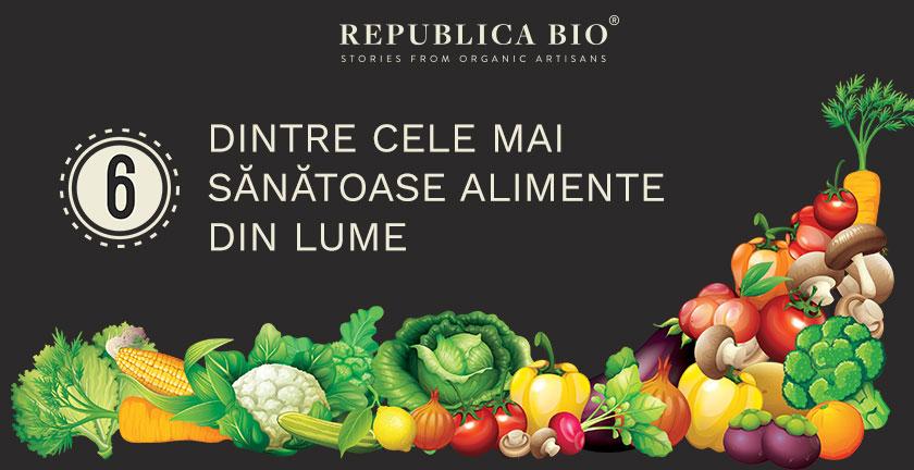 6 dintre cele mai sănătoase alimente din lume